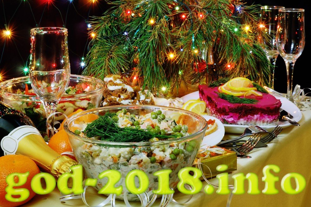 Рецепти салатів на Новий рік 2018
