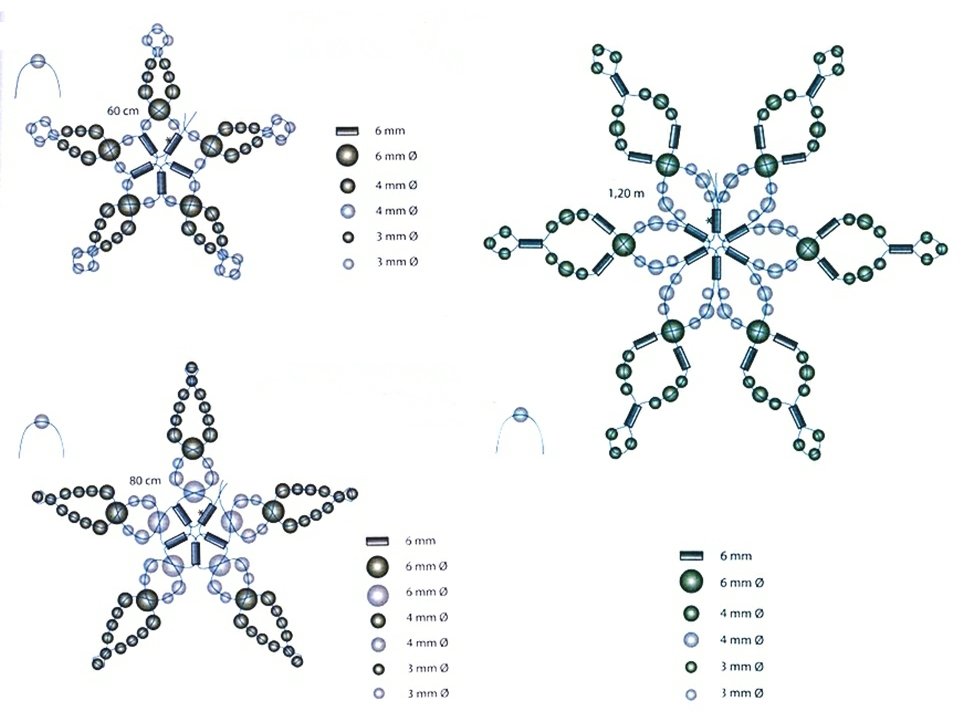 Снежинка из бисера схема. Снежинка из бусин схема плетения для начинающих. Схема плетения снежинки бисером. Снежинки из стекляруса и бисера схемы. Снежинка из бисера схема плетения для начинающих.